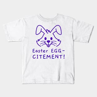 EASTER EGG-CITEMENT Kids T-Shirt